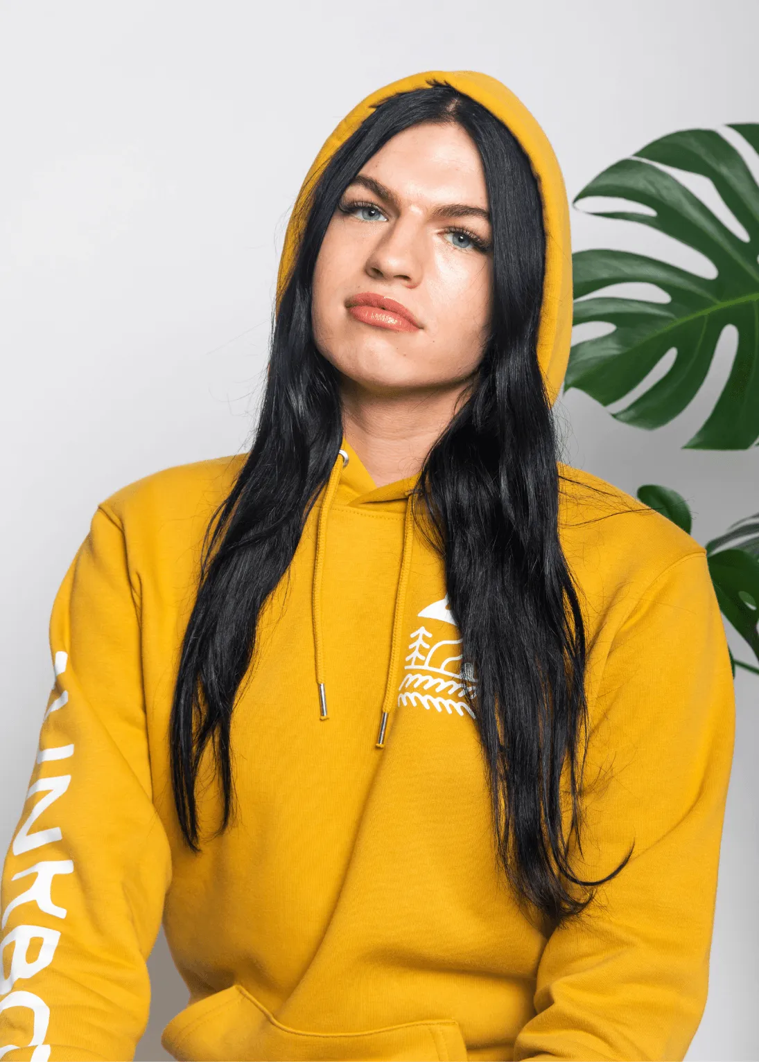 New Wave Mustard Organic Pullover Hoodie
