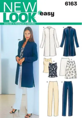 Newlook Pattern 6163 Misses Separates