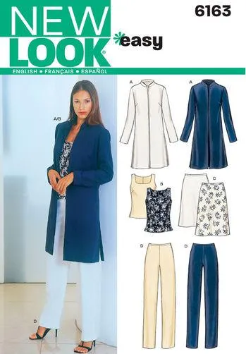 Newlook Pattern 6163 Misses Separates