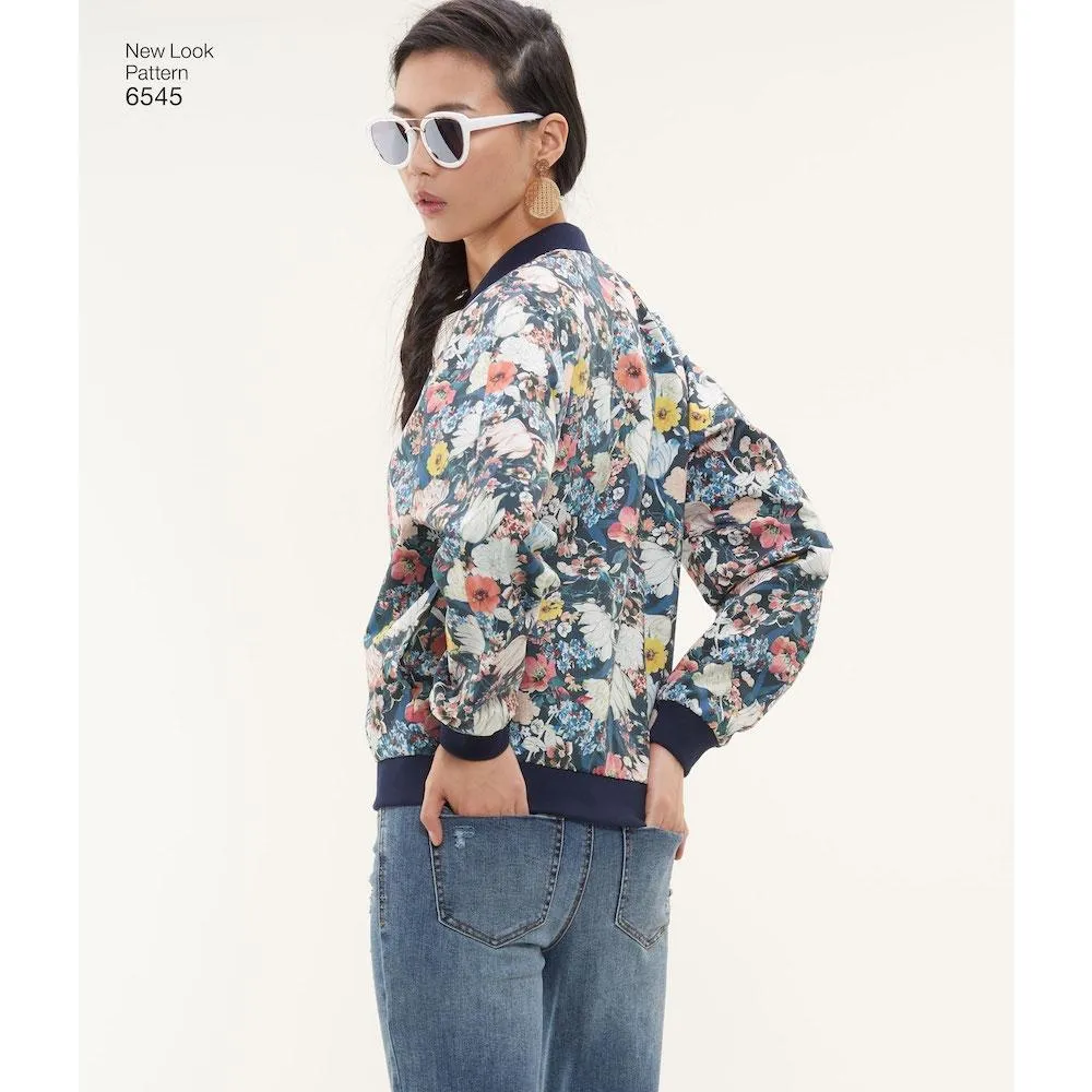Newlook Pattern 6545 Misses' Flight Jacket