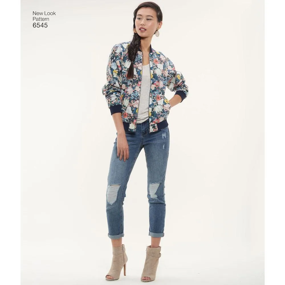 Newlook Pattern 6545 Misses' Flight Jacket