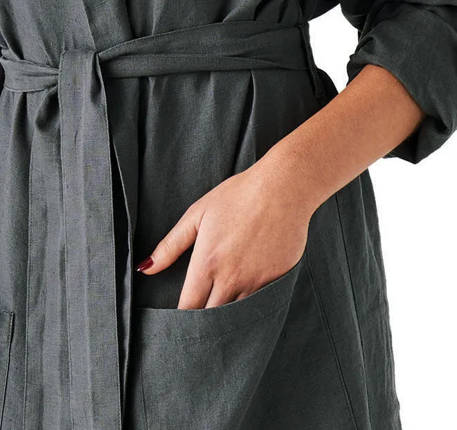 Nimes Linen One Size Bathrobe Magnet