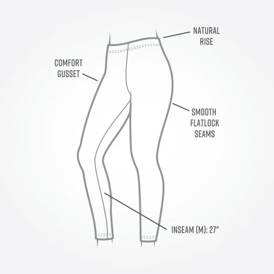 Organic Cotton - Base Layer Leggings - Ankle