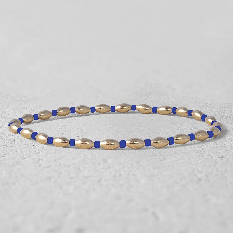 Paige Alternating Oval Beads Bracelet