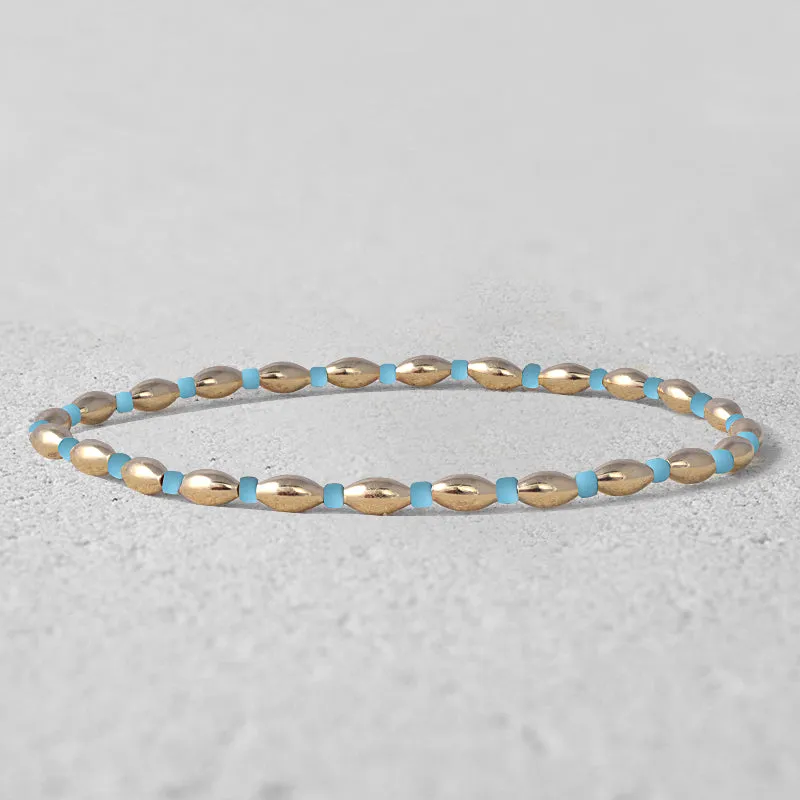 Paige Alternating Oval Beads Bracelet