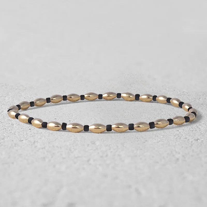 Paige Alternating Oval Beads Bracelet