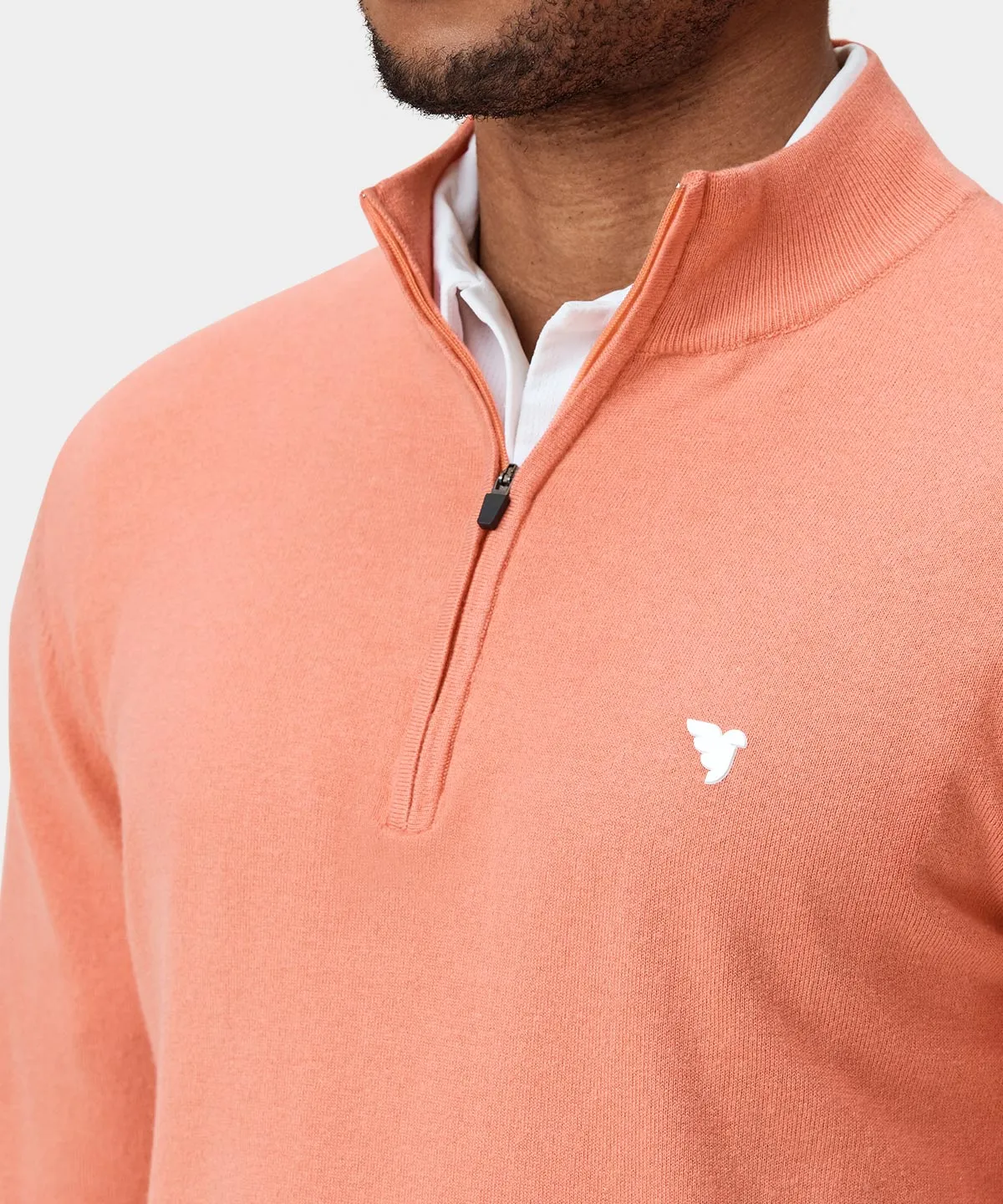 Peach Blend Quarter Zip