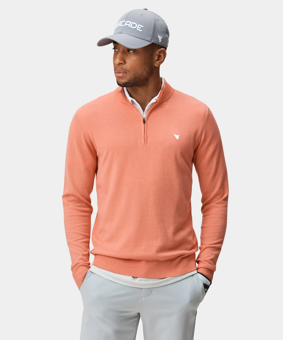 Peach Blend Quarter Zip