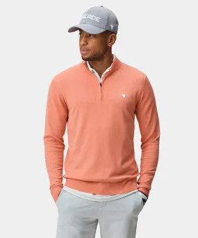 Peach Blend Quarter Zip