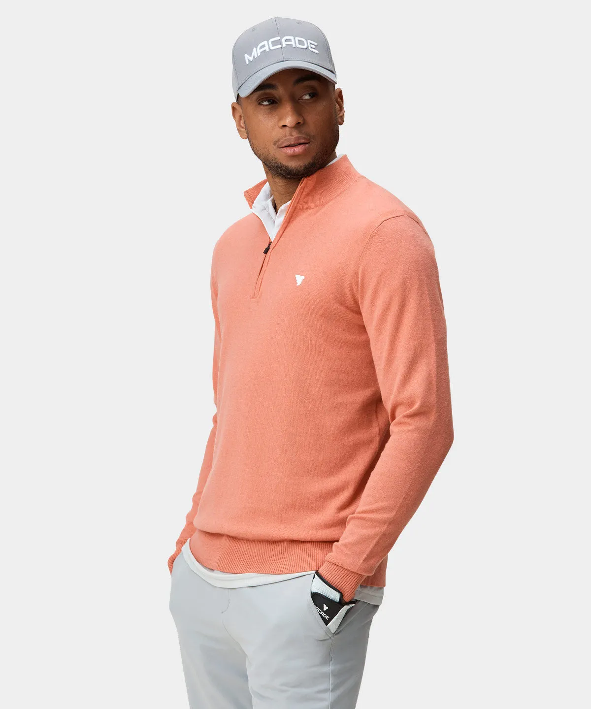 Peach Blend Quarter Zip