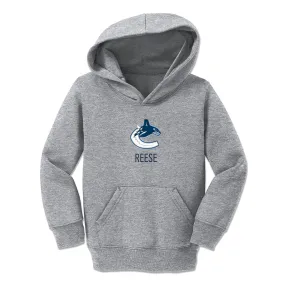 Personalized Vancouver Canucks Toddler Pullover Hooded Sweatshirt