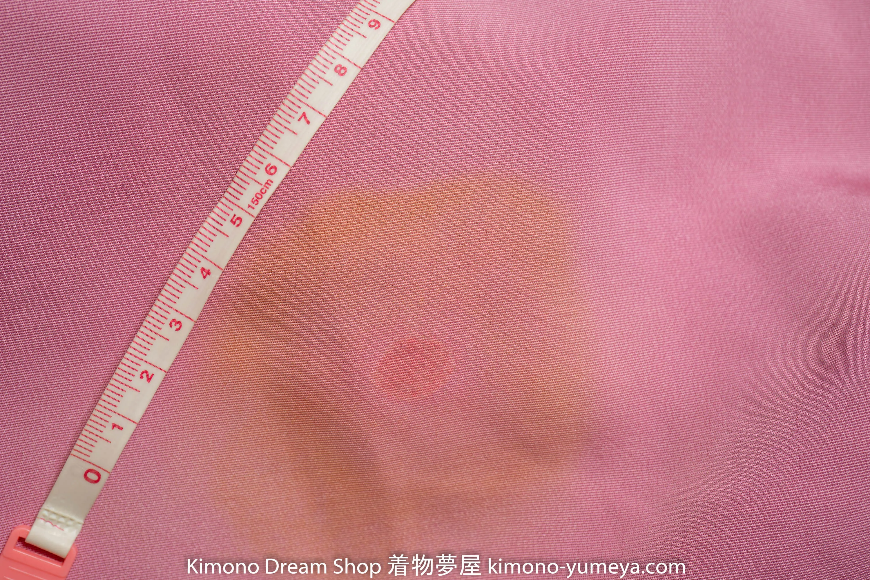 Pink Clouds Sunset Houmongi – Pattern Made through Dying Fabric – Leaves Vintage Silk Women’s Kimono