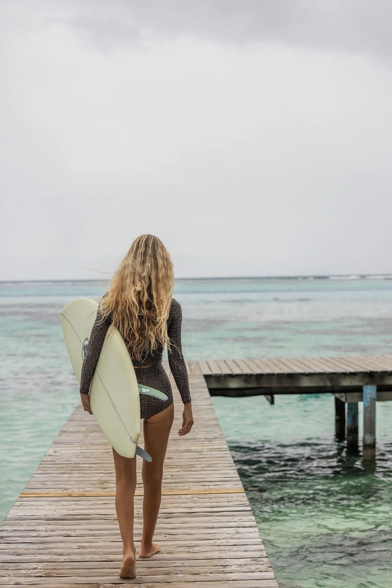 Poppler Rash Guard Top Abysse X Roark - Leopard