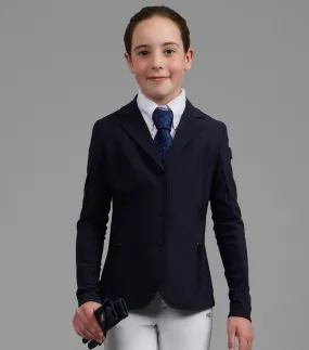 Premier Equine Evinco Girls Competition Jacket Navy