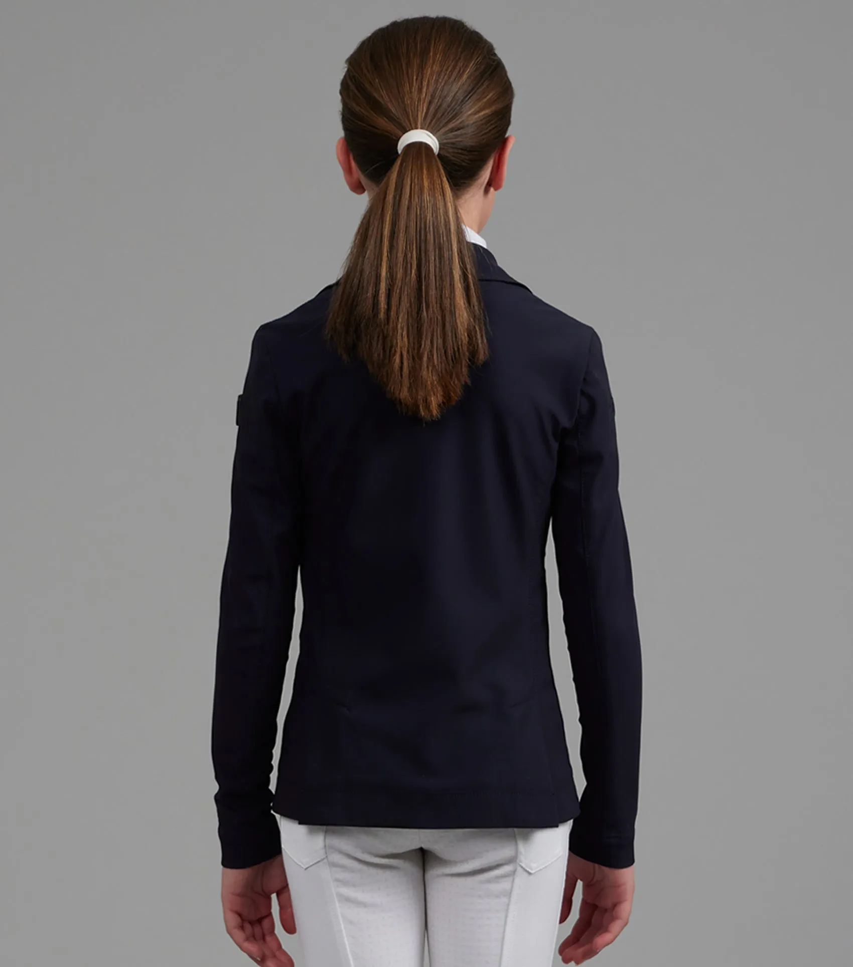 Premier Equine Evinco Girls Competition Jacket Navy