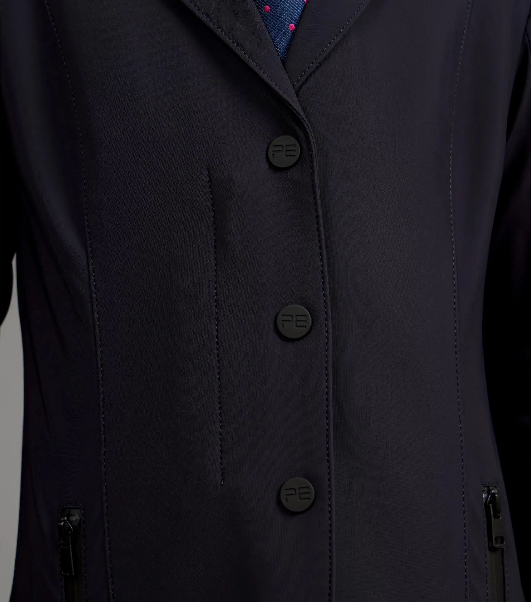 Premier Equine Evinco Girls Competition Jacket Navy