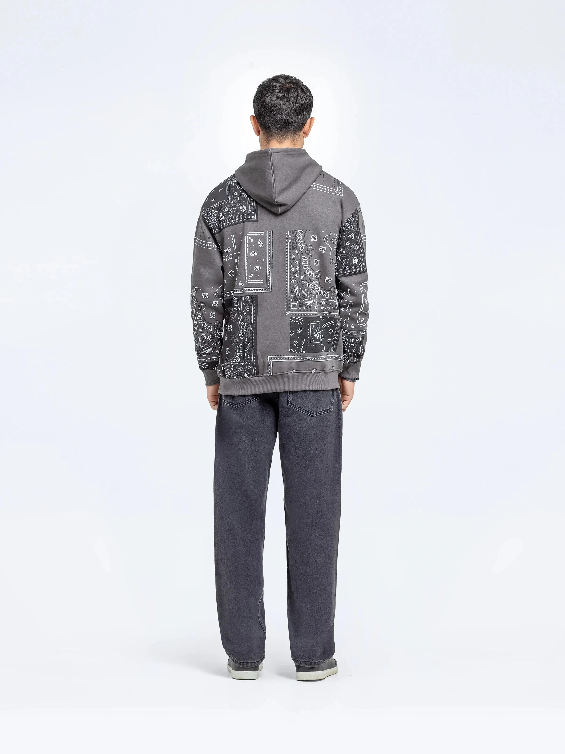 Printed Pullover Hoodie - FMTH24-002