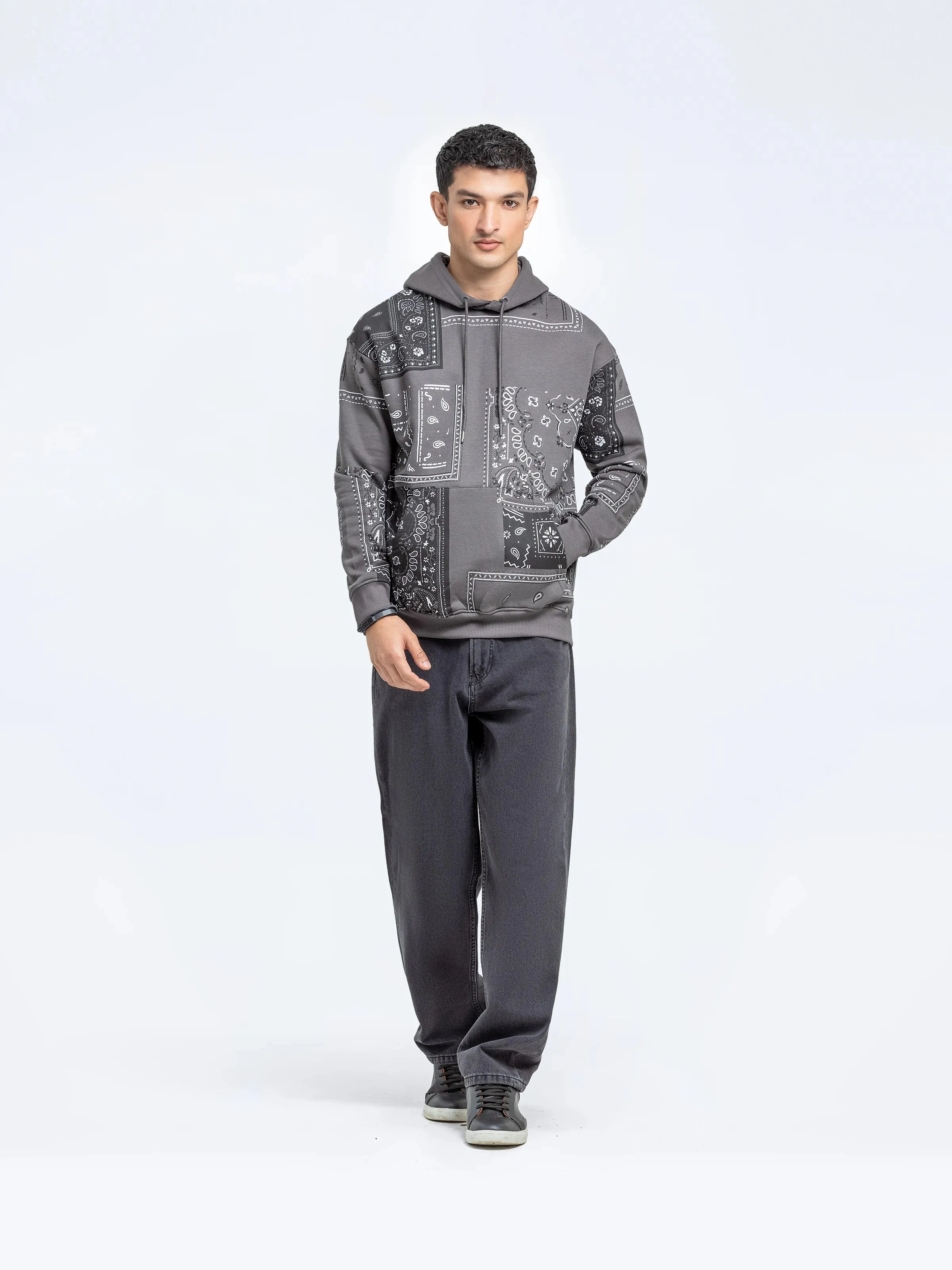 Printed Pullover Hoodie - FMTH24-002