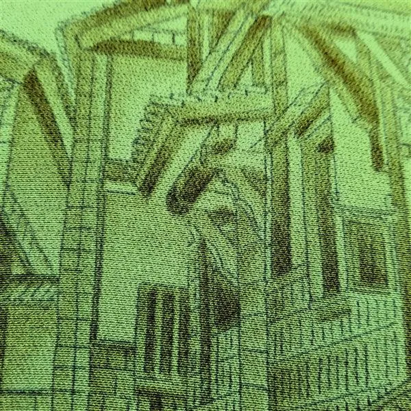 "Architecture" Vintage Kimono