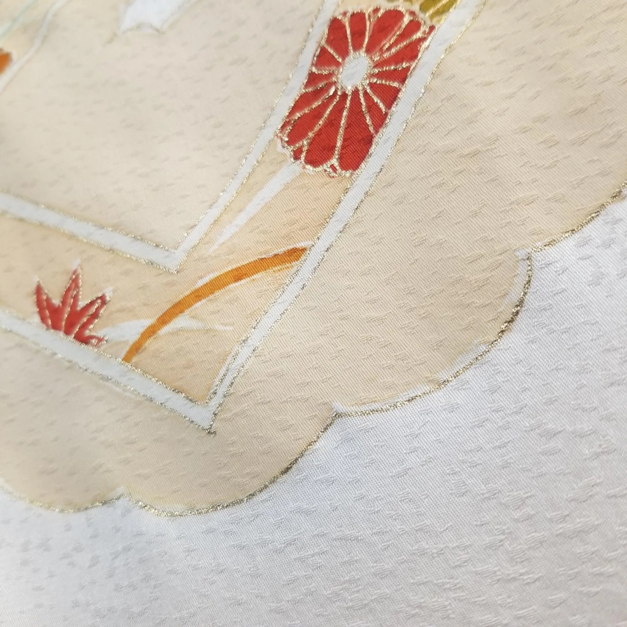 "Autumn Framed" Vintage Kimono
