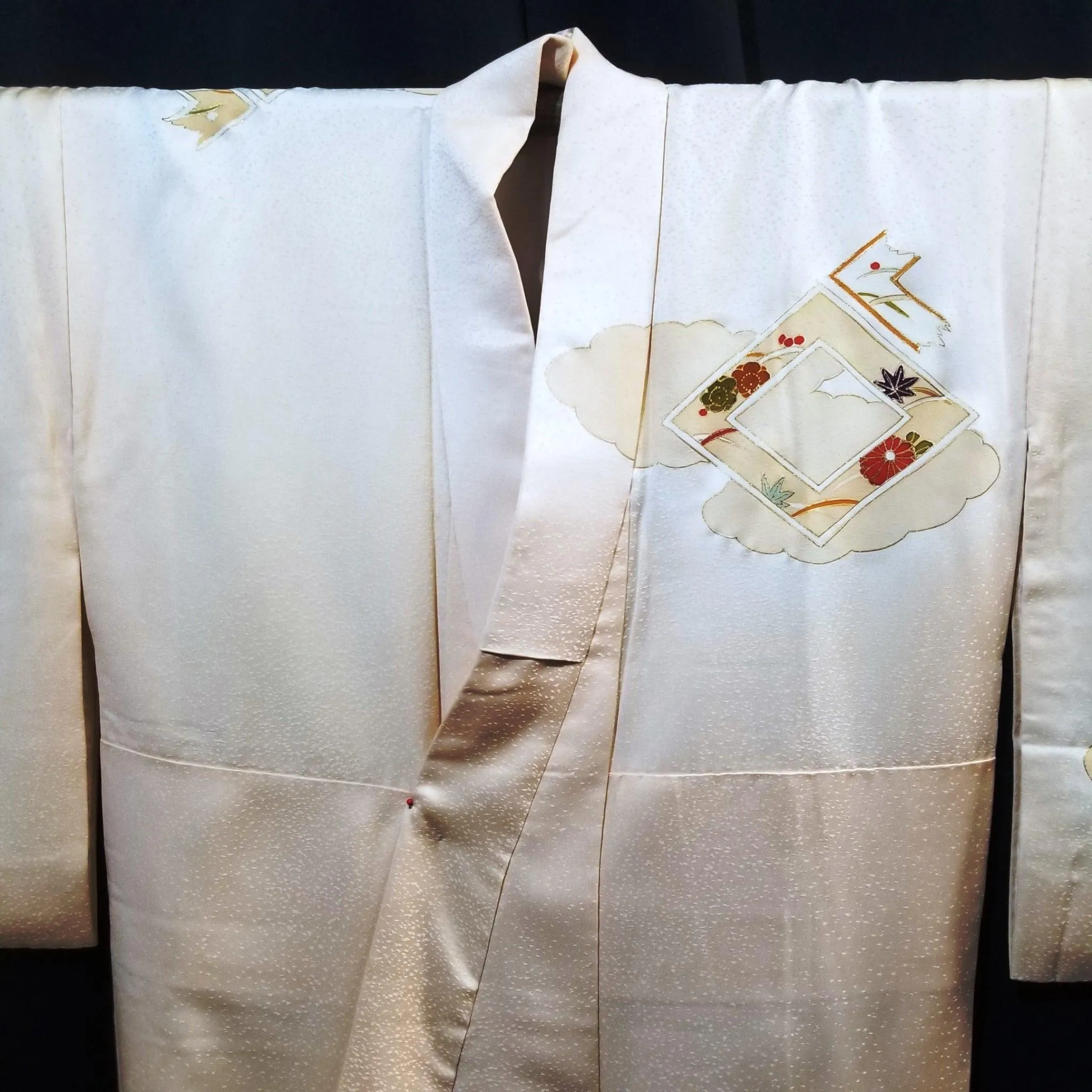 "Autumn Framed" Vintage Kimono