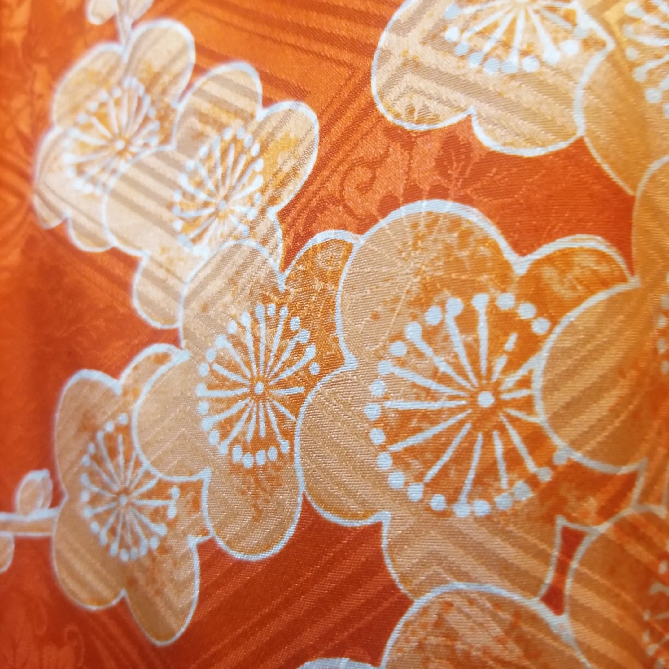 "Mums and Plums" Vintage Girl's Kimono
