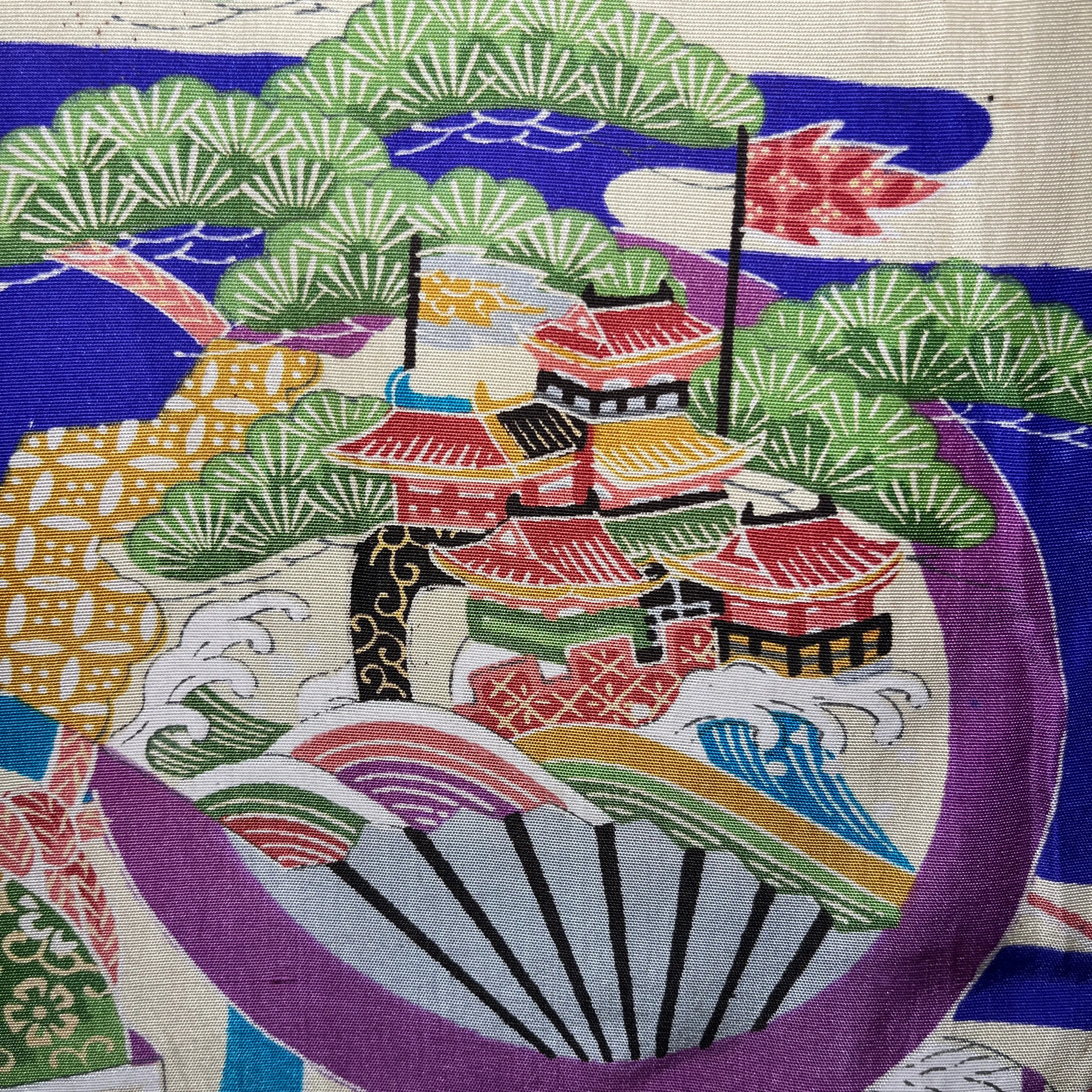"Smiling Cat" Vintage Boy's Kimono