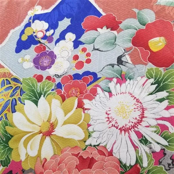 "Taisho Bouquets" Vintage Kimono