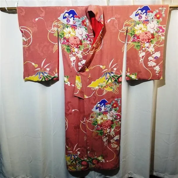"Taisho Bouquets" Vintage Kimono