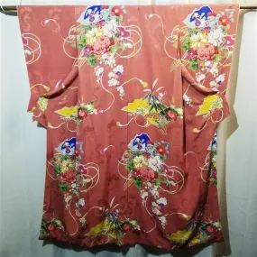 "Taisho Bouquets" Vintage Kimono