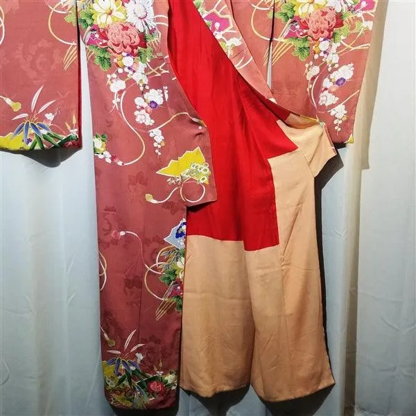 "Taisho Bouquets" Vintage Kimono