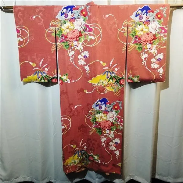 "Taisho Bouquets" Vintage Kimono
