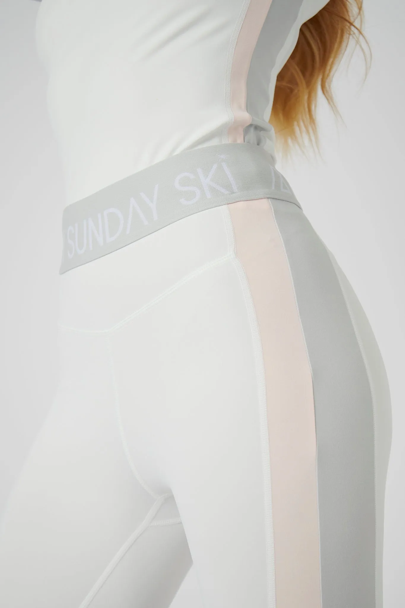 Racer Stripe Base Layer Set - White