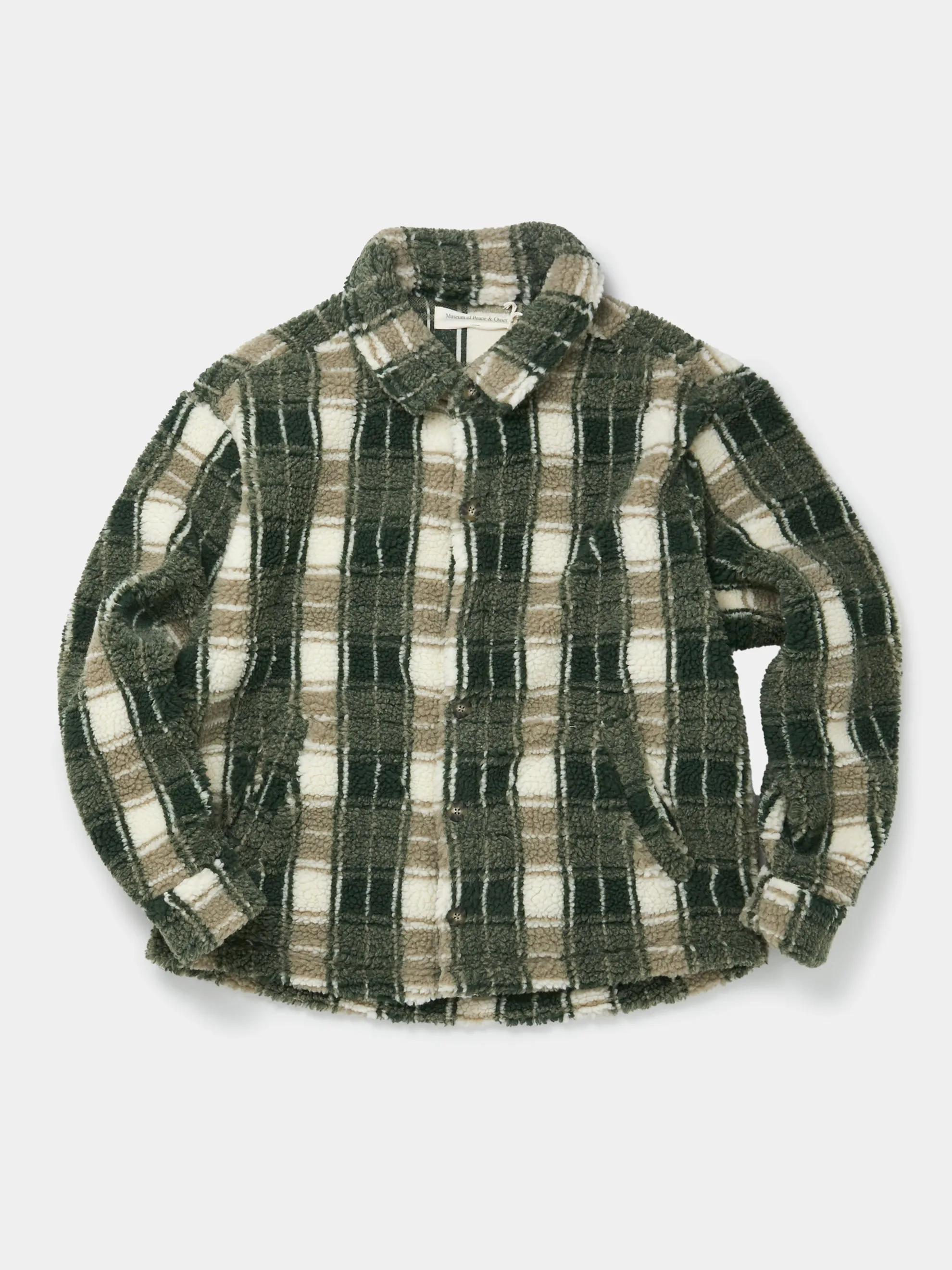 Ranch Sherpa Jacket (Taupe/Forest)