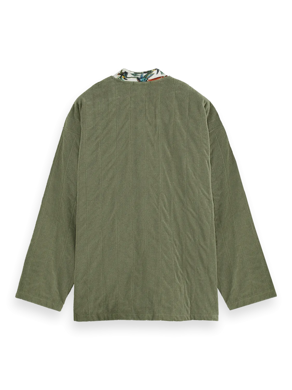 Reversible Kimono Jacket in Army