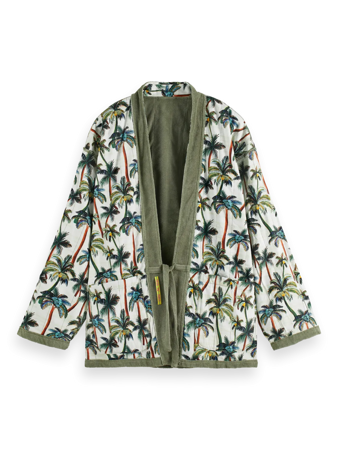 Reversible Kimono Jacket in Army