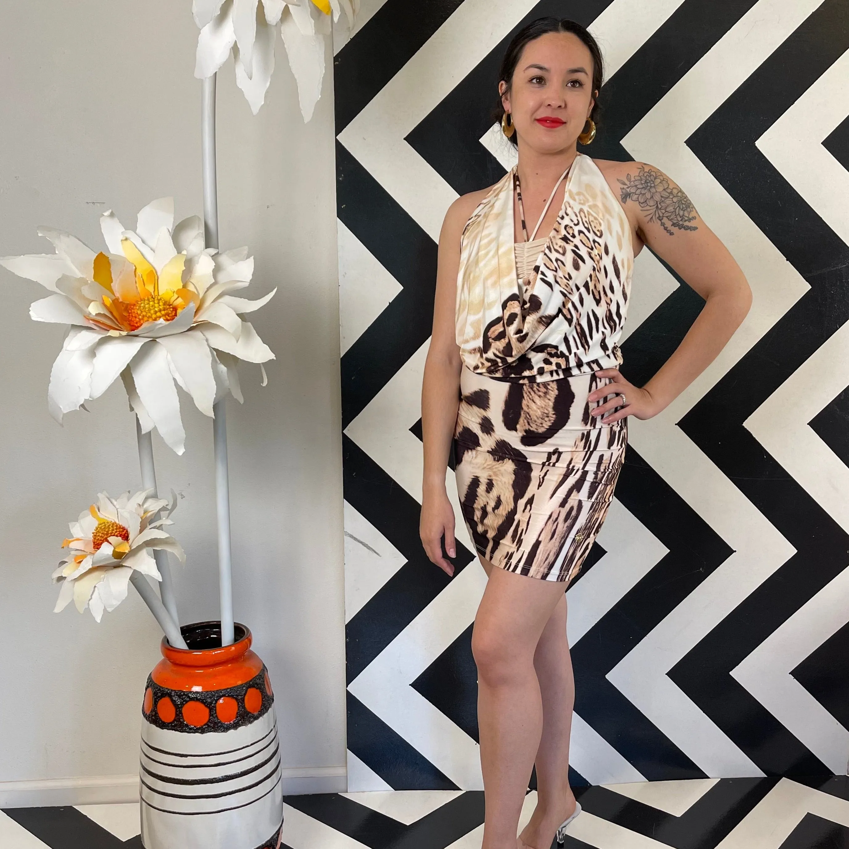 Roberto Cavalli bodycon dress