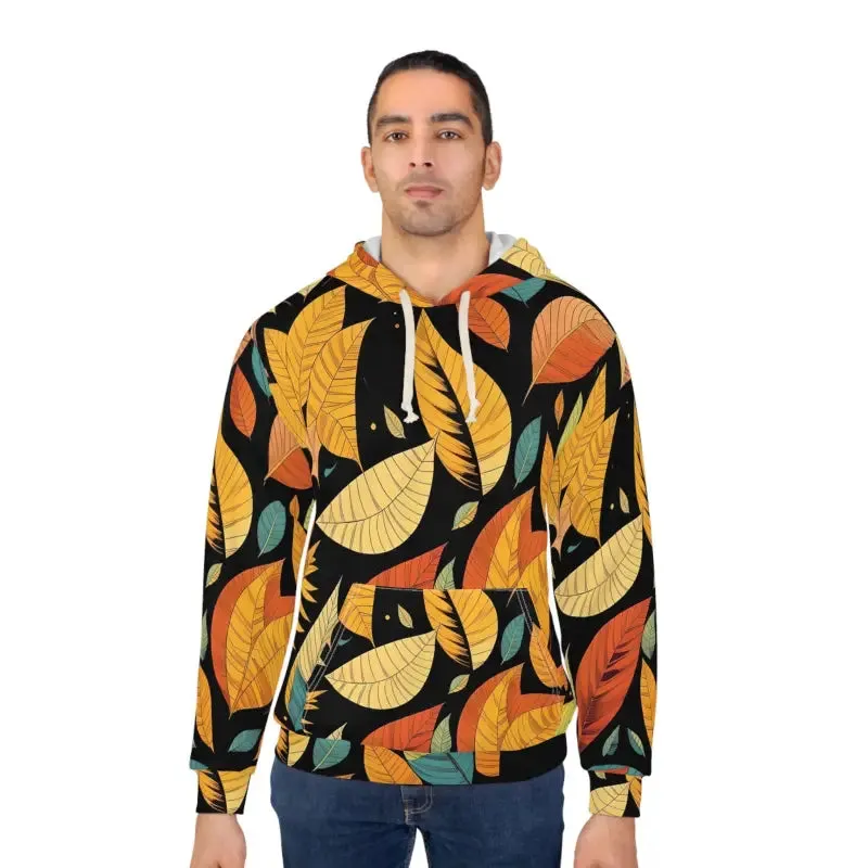 Rock Fall Aop Unisex Pullover Colored Fall Leaves