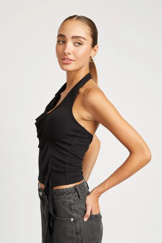 Romance is Alive Halter Top