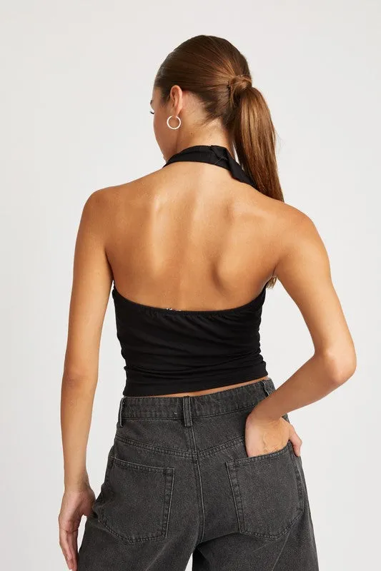 Romance is Alive Halter Top