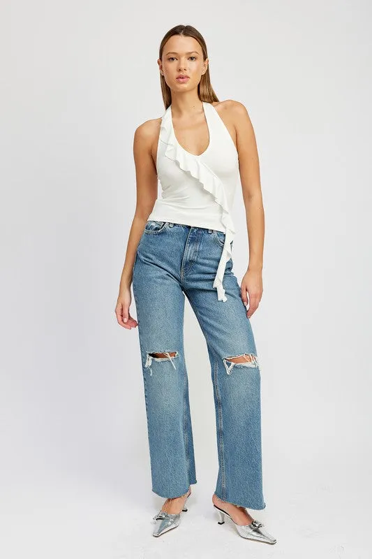 Romance is Alive Halter Top