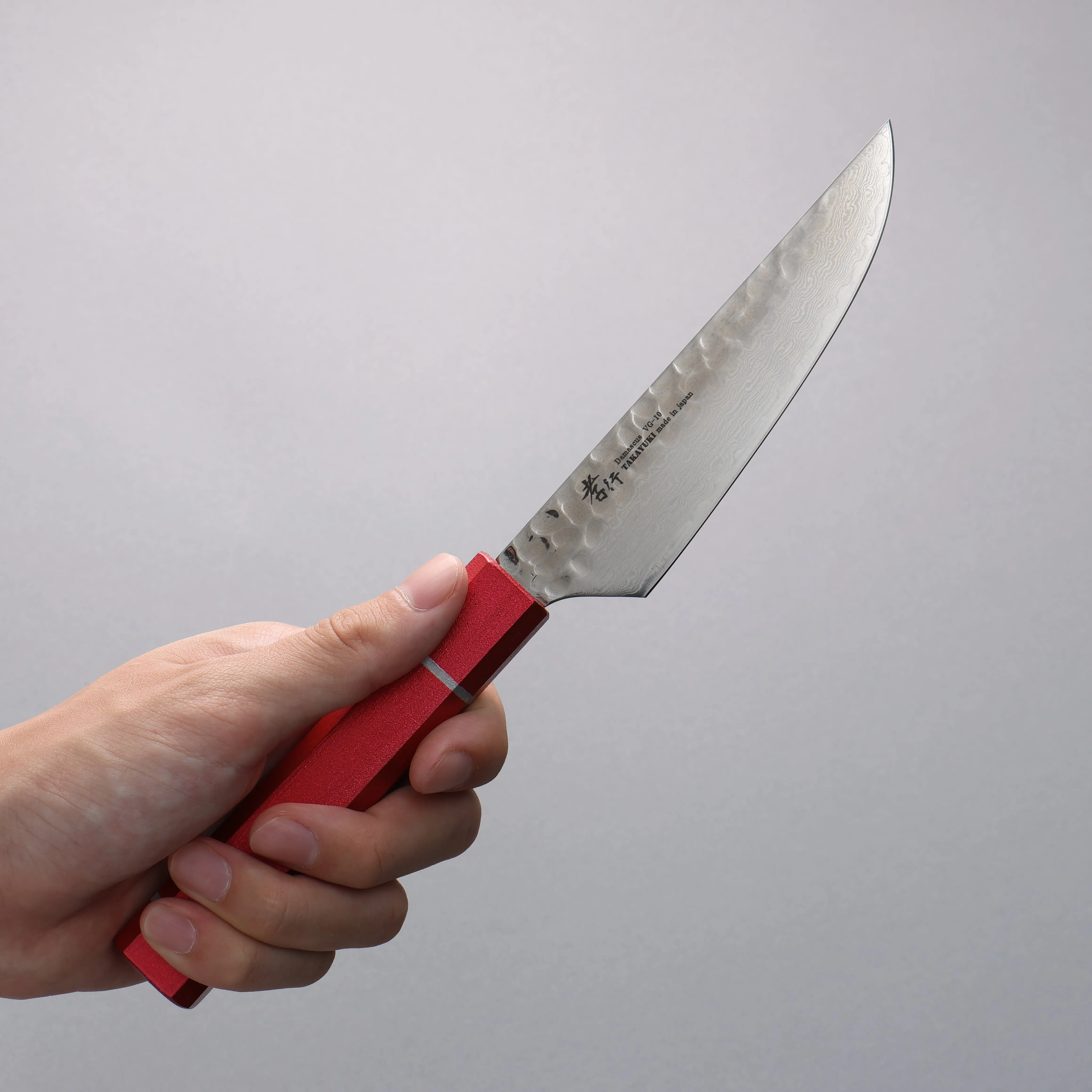 Sakai Takayuki VG10 33 Layer Damascus Steak 120mm Live oak Lacquered (Kouseki) Handle