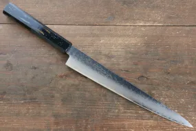 Sakai Takayuki VG10 33 Layer Damascus Sujihiki 240mm Live oak Lacquered (Saiu) Handle
