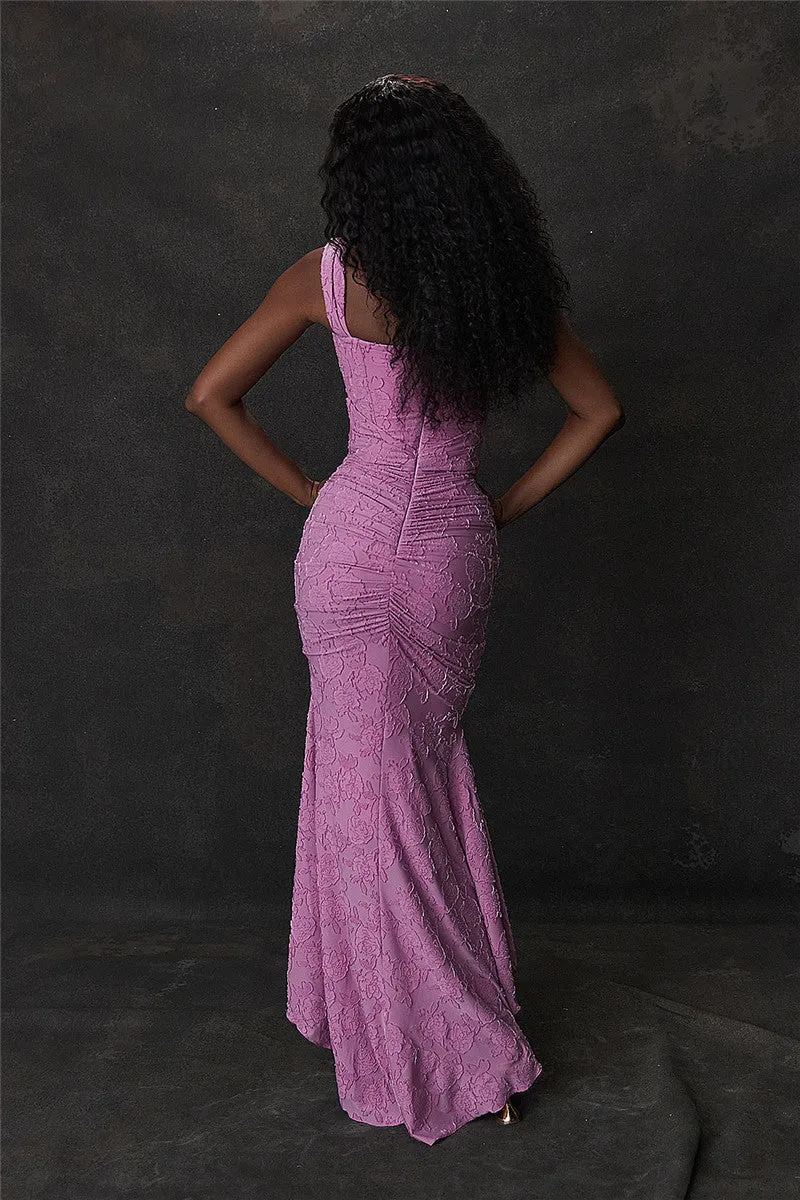 Sandy Off-shoulder Backless Sexy Evening Dress