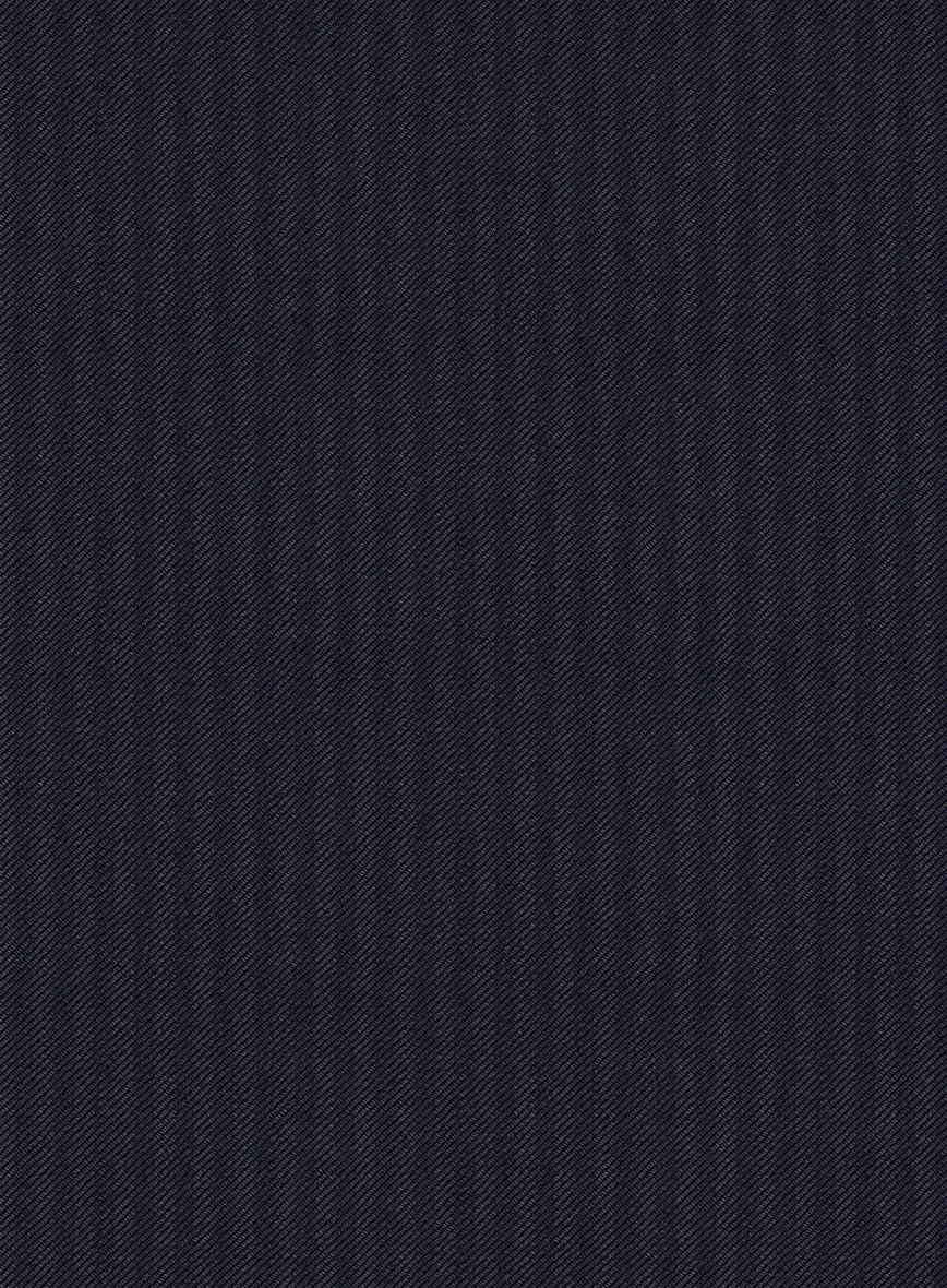 Scabal Ascio Stripe Blue Wool Jacket