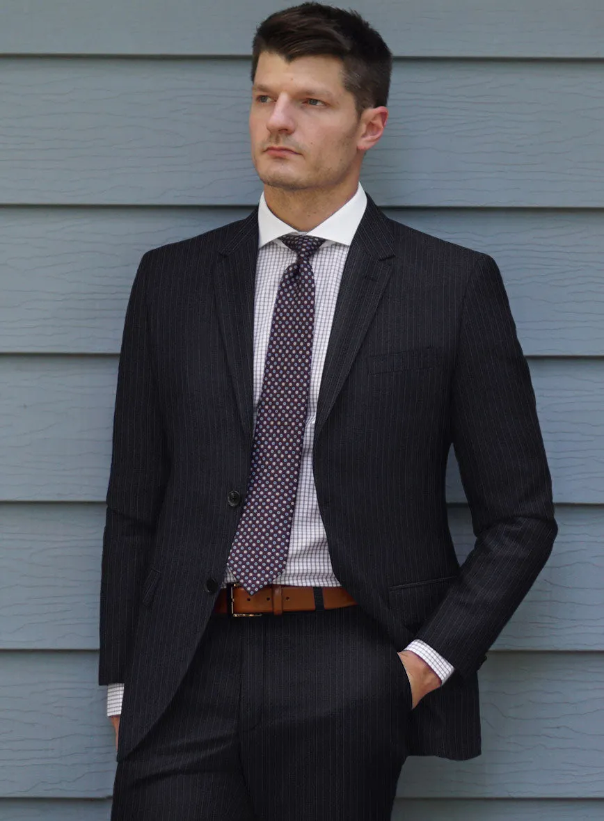 Scabal Ciasso Stripe Blue Wool Jacket