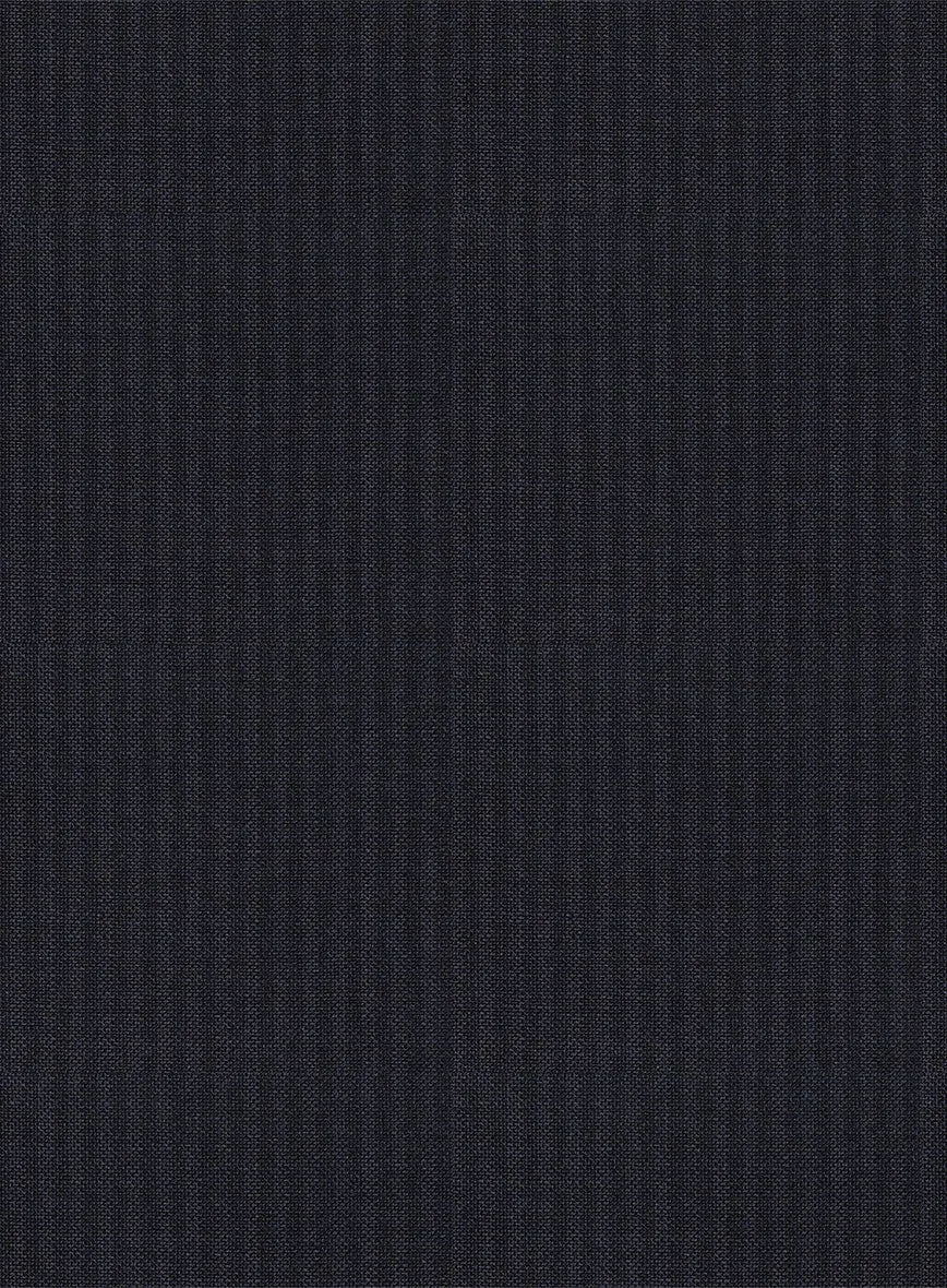 Scabal Cosmopolitan Stripe Isora Blue Wool Jacket
