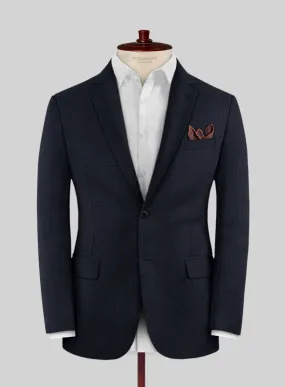 Scabal Cosmopolitan Varlli Blue Wool Jacket