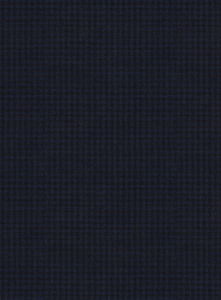 Scabal Cosmopolitan Varlli Blue Wool Jacket