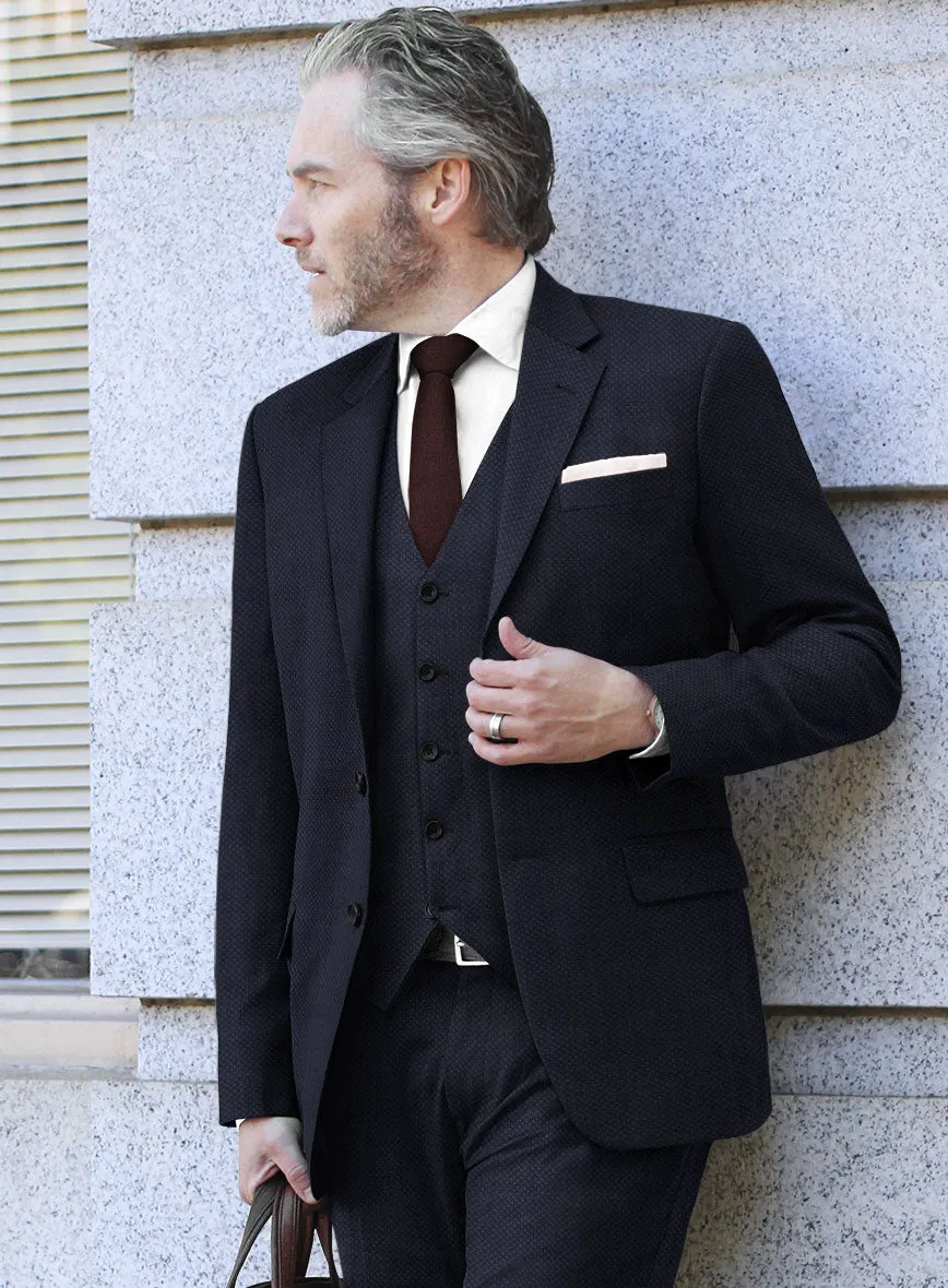 Scabal Drian Blue Wool Jacket